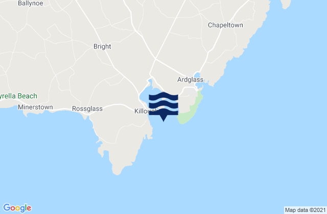 Carte des horaires des marées pour Killough Bay, United Kingdom