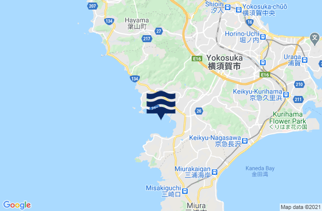 Carte des horaires des marées pour Koto Wan, Japan
