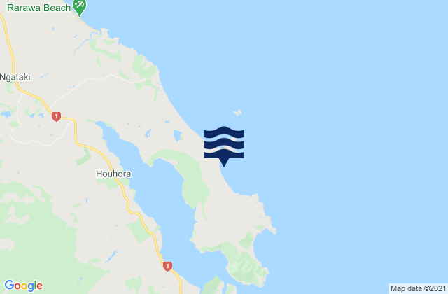 Carte des horaires des marées pour Kowhai Beach, New Zealand