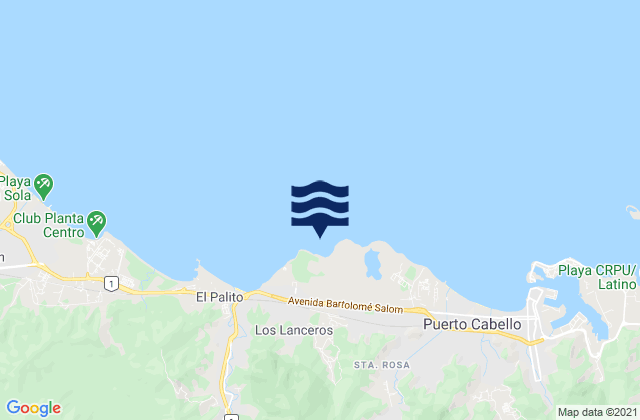 Carte des horaires des marées pour La Playita, Venezuela