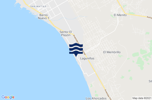 Carte des horaires des marées pour Lagunillas, Venezuela