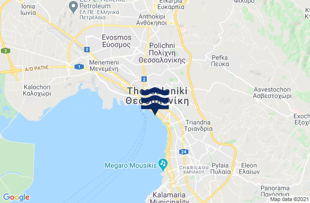 Carte des horaires des marées pour Lagyná, Greece
