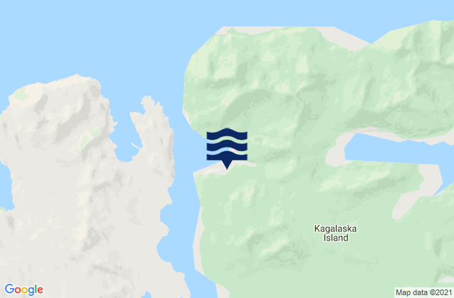 Carte des horaires des marées pour Laska Cove (Kagalaska Island), United States