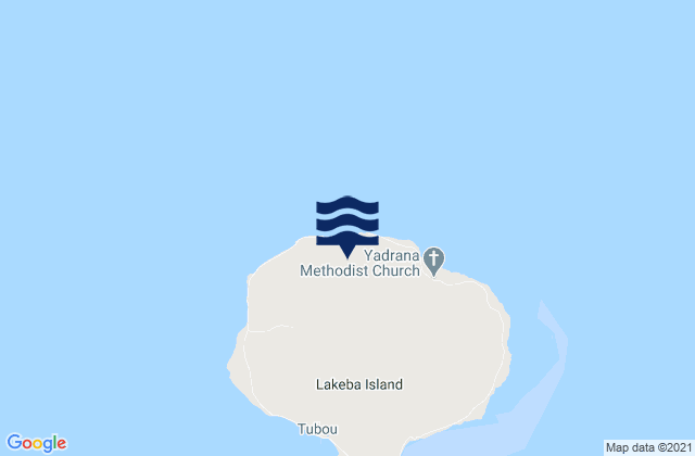 Carte des horaires des marées pour Lau Province, Fiji