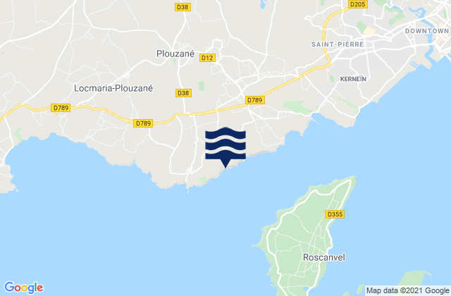 Carte des horaires des marées pour Le Petit Minou, France