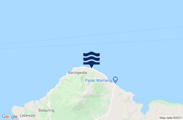 Carte des horaires des marées pour Leuwohung, Indonesia