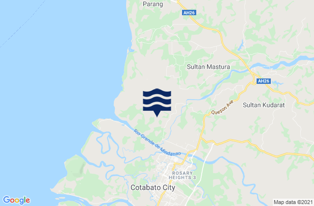 Carte des horaires des marées pour Limbo, Philippines