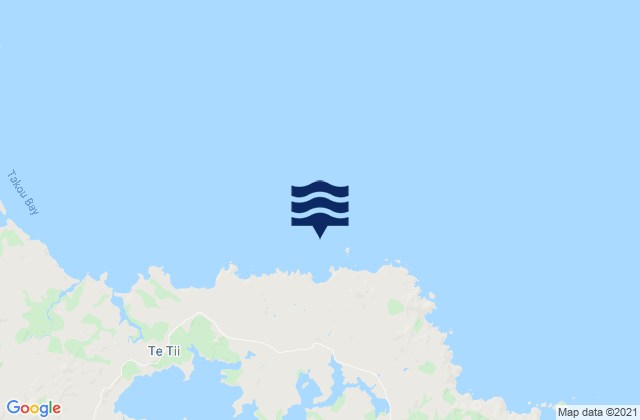 Carte des horaires des marées pour Lion Rock, New Zealand