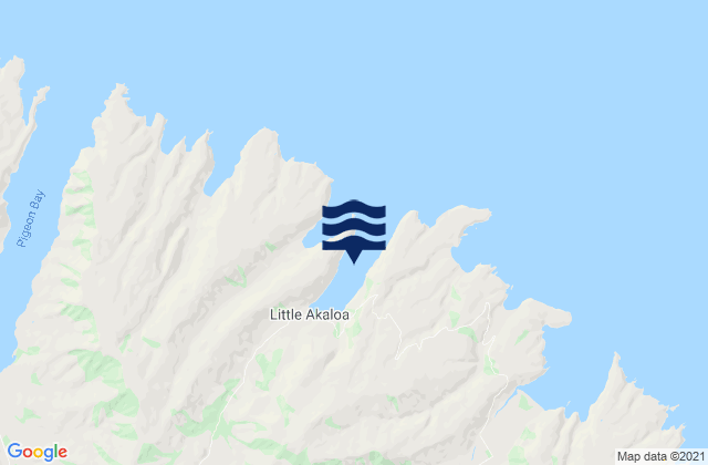 Carte des horaires des marées pour Little Akaloa Bay, New Zealand