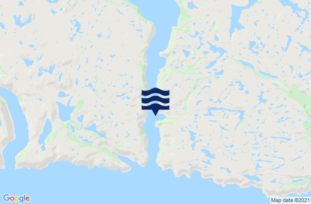 Carte des horaires des marées pour Lock's Cove, Canada