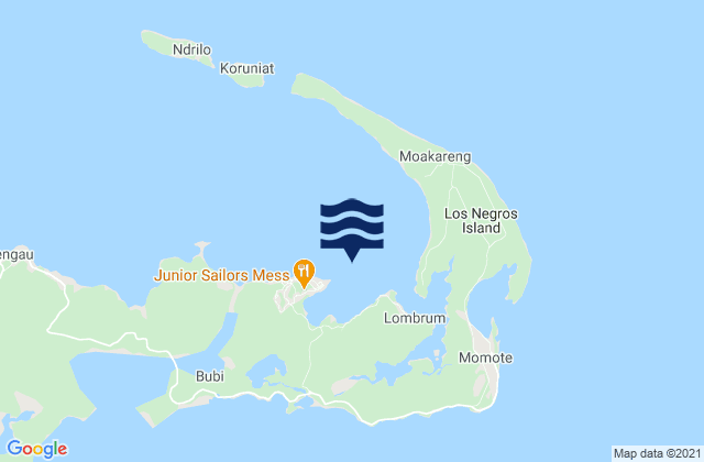 Carte des horaires des marées pour Lombrum, Papua New Guinea
