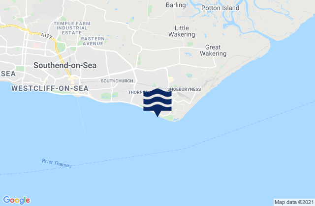 Carte des horaires des marées pour Longsands Bay, United Kingdom