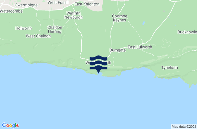 Carte des horaires des marées pour Lulworth Cove Beach, United Kingdom