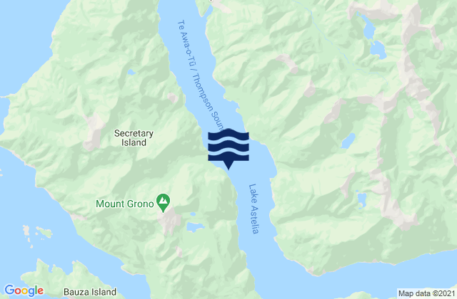 Carte des horaires des marées pour Lyall Bay, New Zealand
