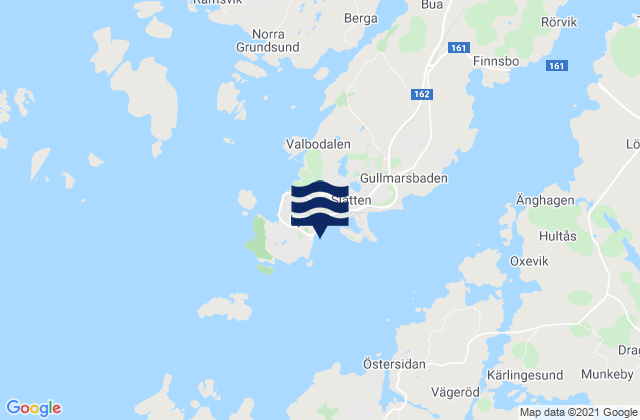 Carte des horaires des marées pour Lysekil, Sweden