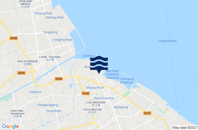 Carte des horaires des marées pour Malu, China