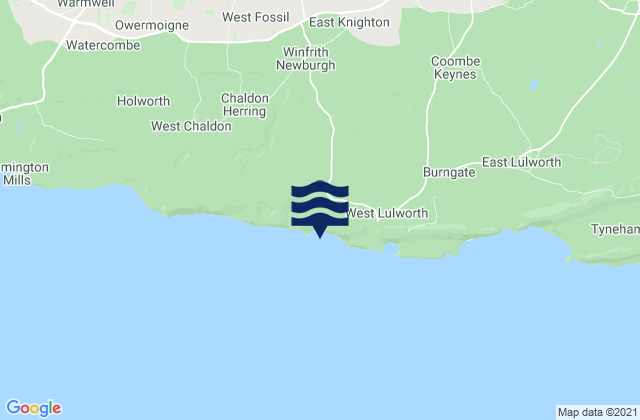 Carte des horaires des marées pour Man O'War Beach, United Kingdom