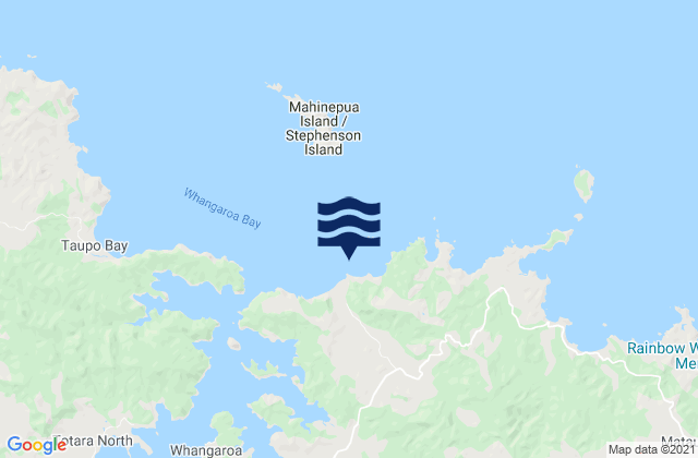Carte des horaires des marées pour Marble Bay, New Zealand
