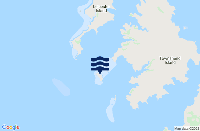 Carte des horaires des marées pour Marquis Island, Australia