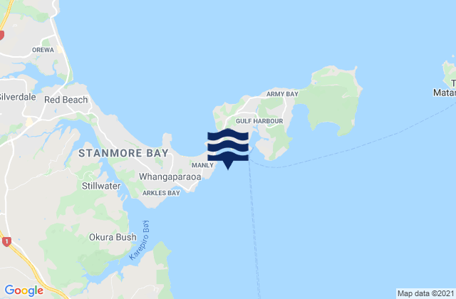 Carte des horaires des marées pour Matakaita Bay, New Zealand