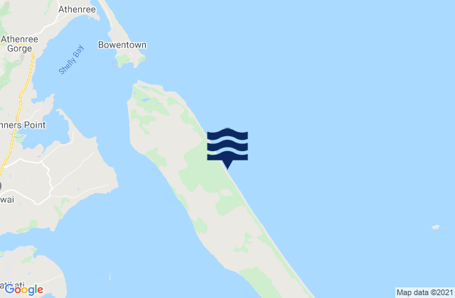 Carte des horaires des marées pour Matakana Island, New Zealand