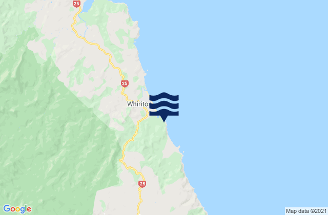 Carte des horaires des marées pour Mataora Bay, New Zealand