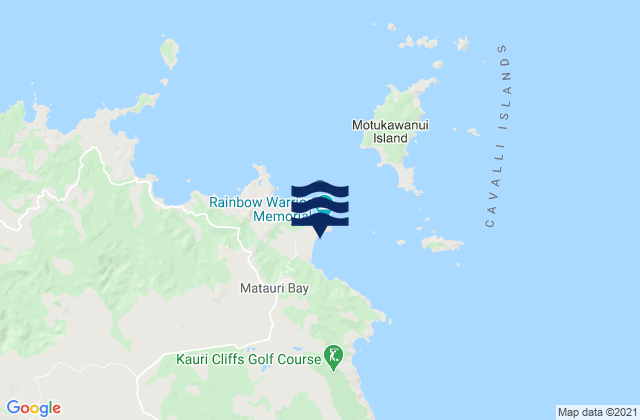 Carte des horaires des marées pour Matauri Bay, New Zealand