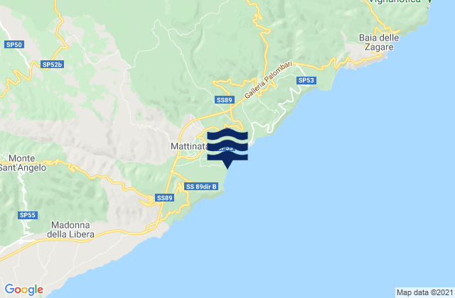 Carte des horaires des marées pour Mattinata, Italy