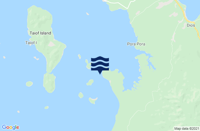 Carte des horaires des marées pour Medina Inlet South, Papua New Guinea