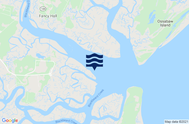 Carte des horaires des marées pour Medway River northwest of Cedar Point, United States