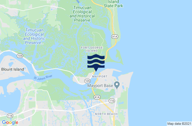 Carte des horaires des marées pour Metropolitan Park Marina, United States