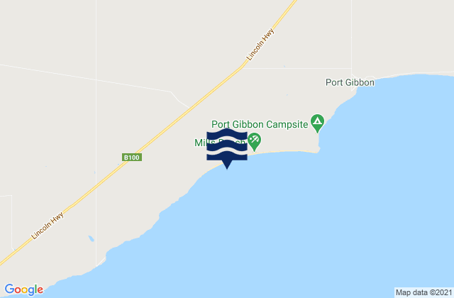 Carte des horaires des marées pour Mills Beach, Australia