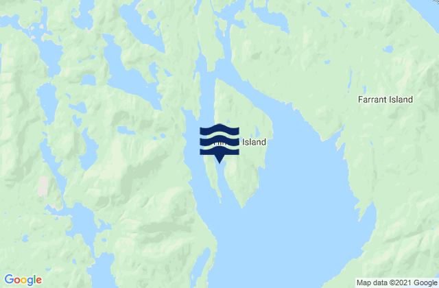 Carte des horaires des marées pour Minnis Bay, Canada