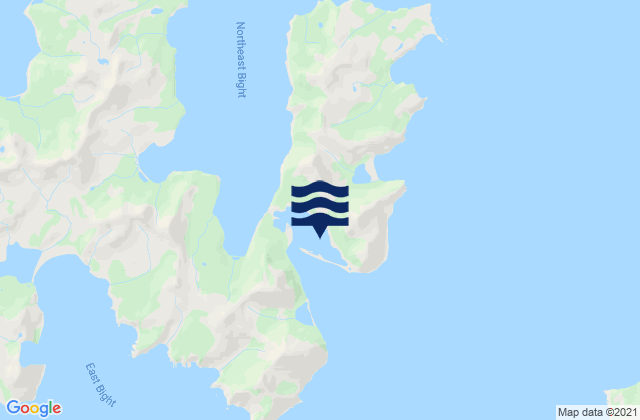 Carte des horaires des marées pour Mist Harbor (Nagai Island), United States