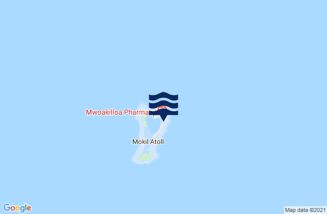 Carte des horaires des marées pour Mokil Municipality, Micronesia