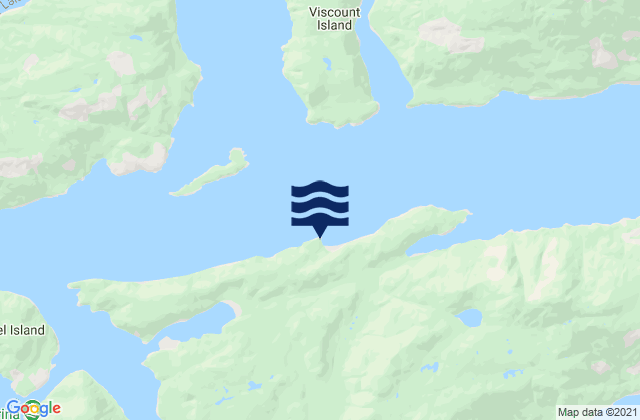Carte des horaires des marées pour Montagu Point, Canada