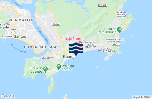 Carte des horaires des marées pour Morro do Maluf, Brazil