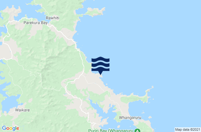Carte des horaires des marées pour Motukiore Island, New Zealand