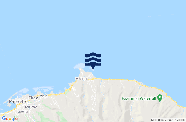 Carte des horaires des marées pour Motuoini, French Polynesia