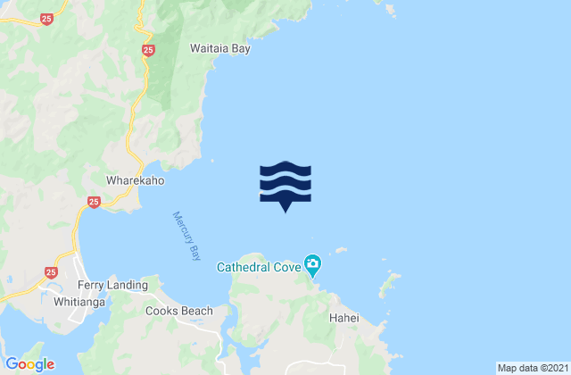 Carte des horaires des marées pour Moturoa Island (Tower Rock), New Zealand