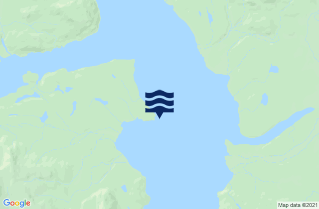 Carte des horaires des marées pour Muir Inlet (Glacier Bay), United States