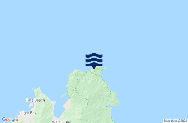 Carte des horaires des marées pour Mutton Cove, New Zealand