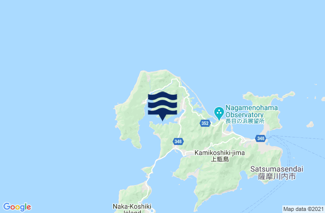 Carte des horaires des marées pour Nakagawara Ura, Japan