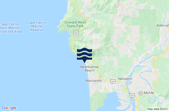 Carte des horaires des marées pour Neakahine Point, United States