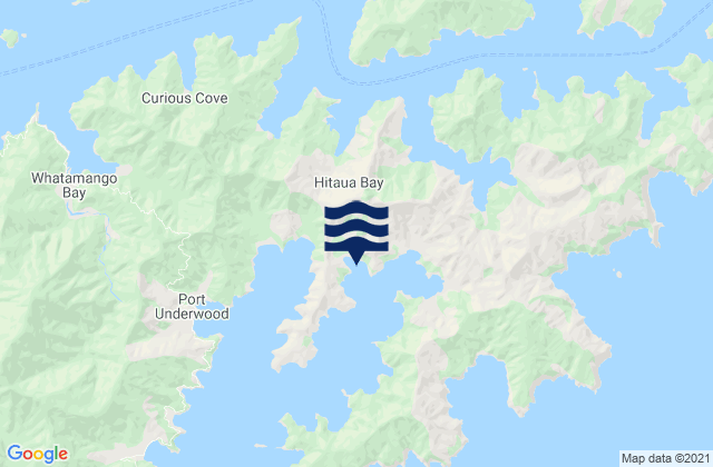 Carte des horaires des marées pour Ngakuta Bay, New Zealand