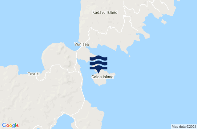 Carte des horaires des marées pour Ngaloa Inlet, Fiji