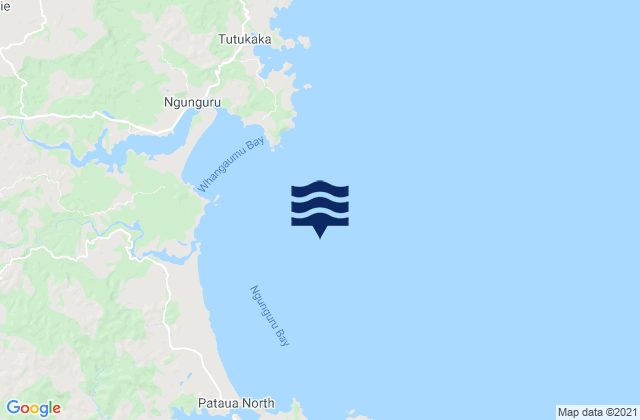 Carte des horaires des marées pour Ngunguru Bay, New Zealand