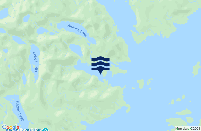 Carte des horaires des marées pour Niblack Anchorage, United States