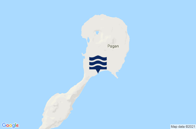 Carte des horaires des marées pour Northern Islands Municipality, Northern Mariana Islands
