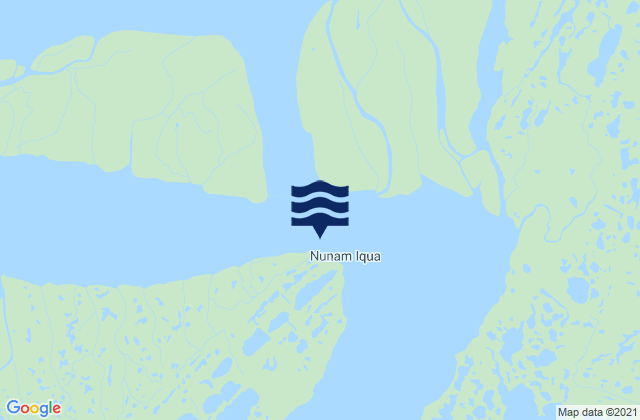 Carte des horaires des marées pour Nunam Iqua, United States